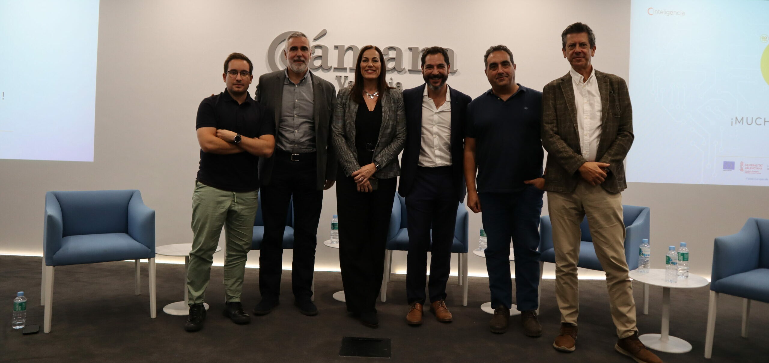 FORO INTELIGENCIA COMPETITIVA: Javier Ortizá, Sebastián J Brau, Anselmo Ríos, Vicente Castillo y Carlos Enrile