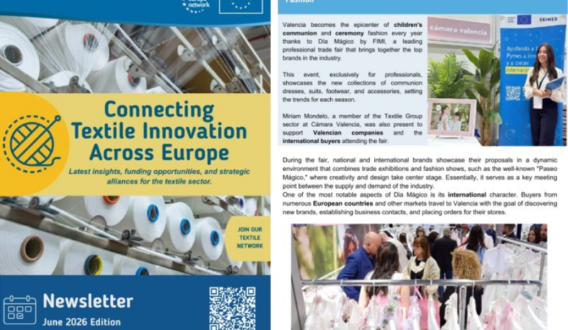 Cámara Valencia conecta al sector textil valenciano con Europa a través de la Enterprise Europe Network