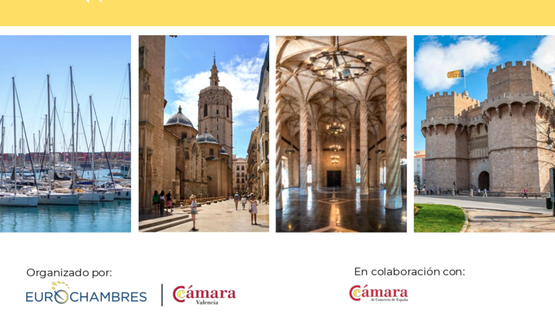 Valencia reunirá a líderes empresariales y europeos en el Eurochambres Congress 2026